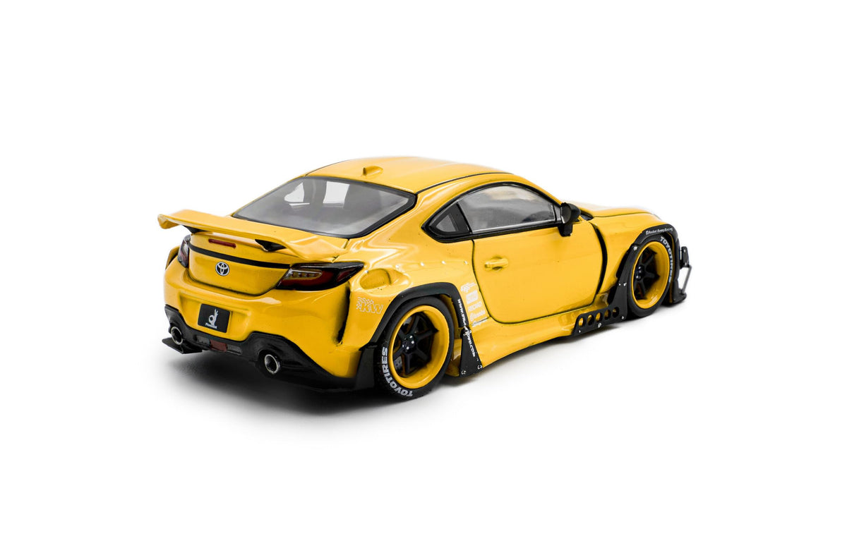 Voiture miniature 1/43 Pandem Toyota GR86 jaune 2022 Solido S4315101 - Breizh Modélisme.