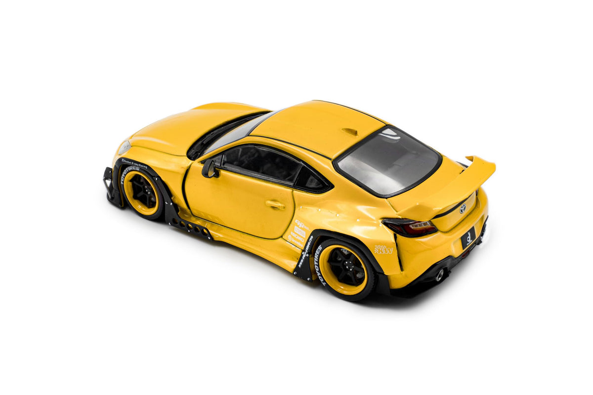 Voiture miniature 1/43 Pandem Toyota GR86 jaune 2022 Solido S4315101 - Breizh Modélisme.