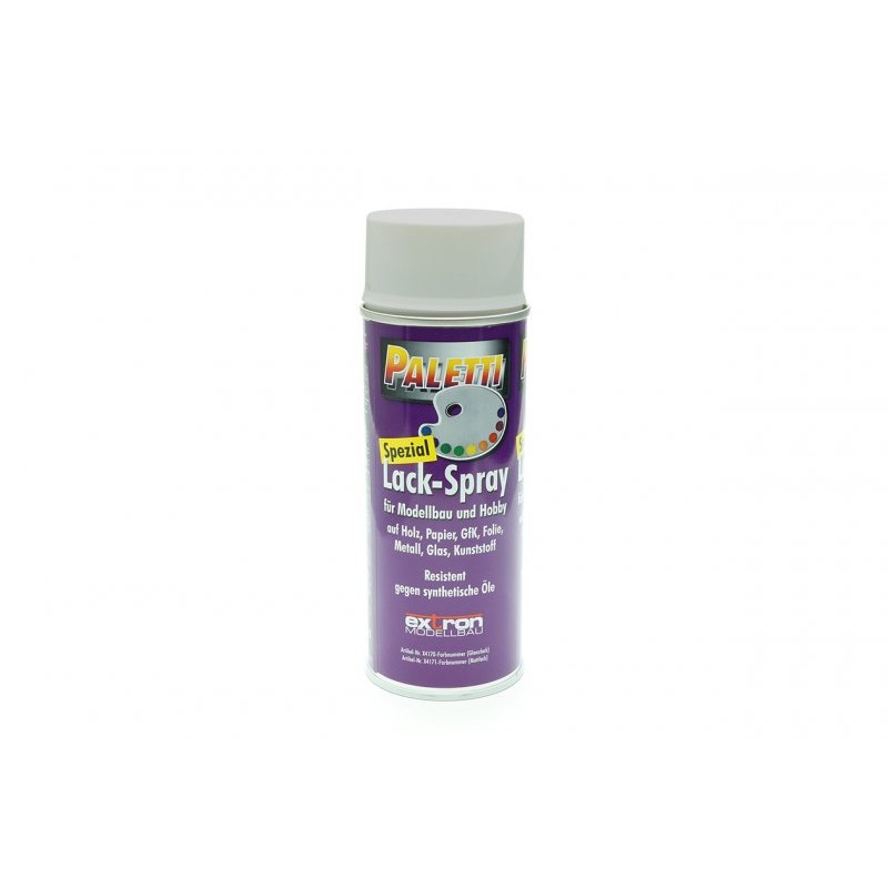 Peinture aérosol brillant gris argenté 400ml Paletti - RAL7001