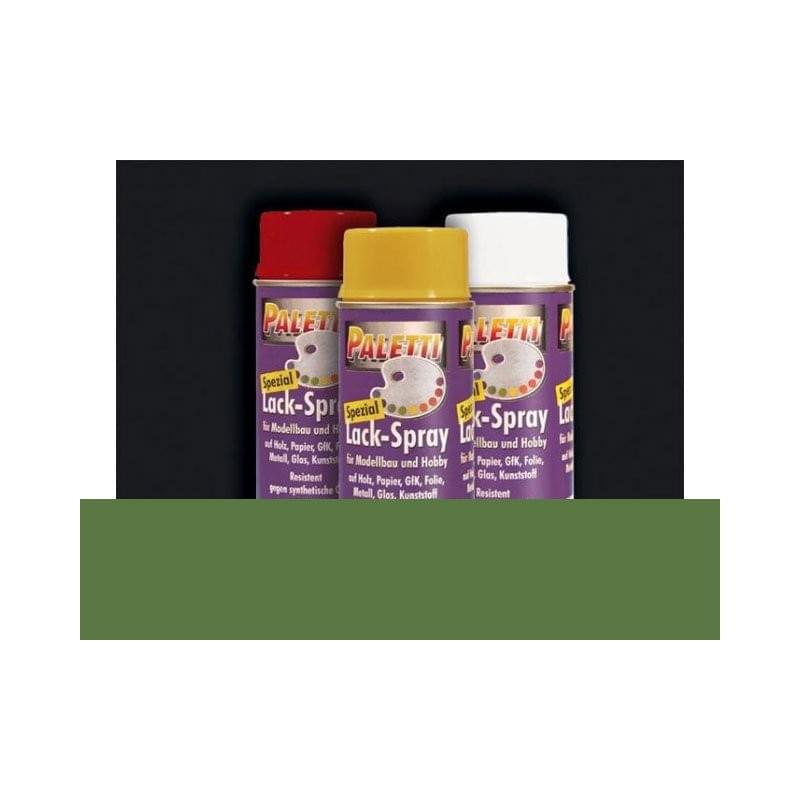 Peinture aérosol brillant vert reseda 400ml Paletti - RAL6011