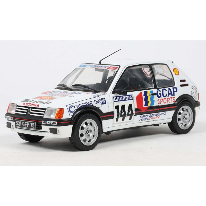 Solido S1801721 Voiture miniature collection 1/18 PEUGEOT 205 GTi Gr.N Rallye du Var 1987 - Breizh Modélisme.