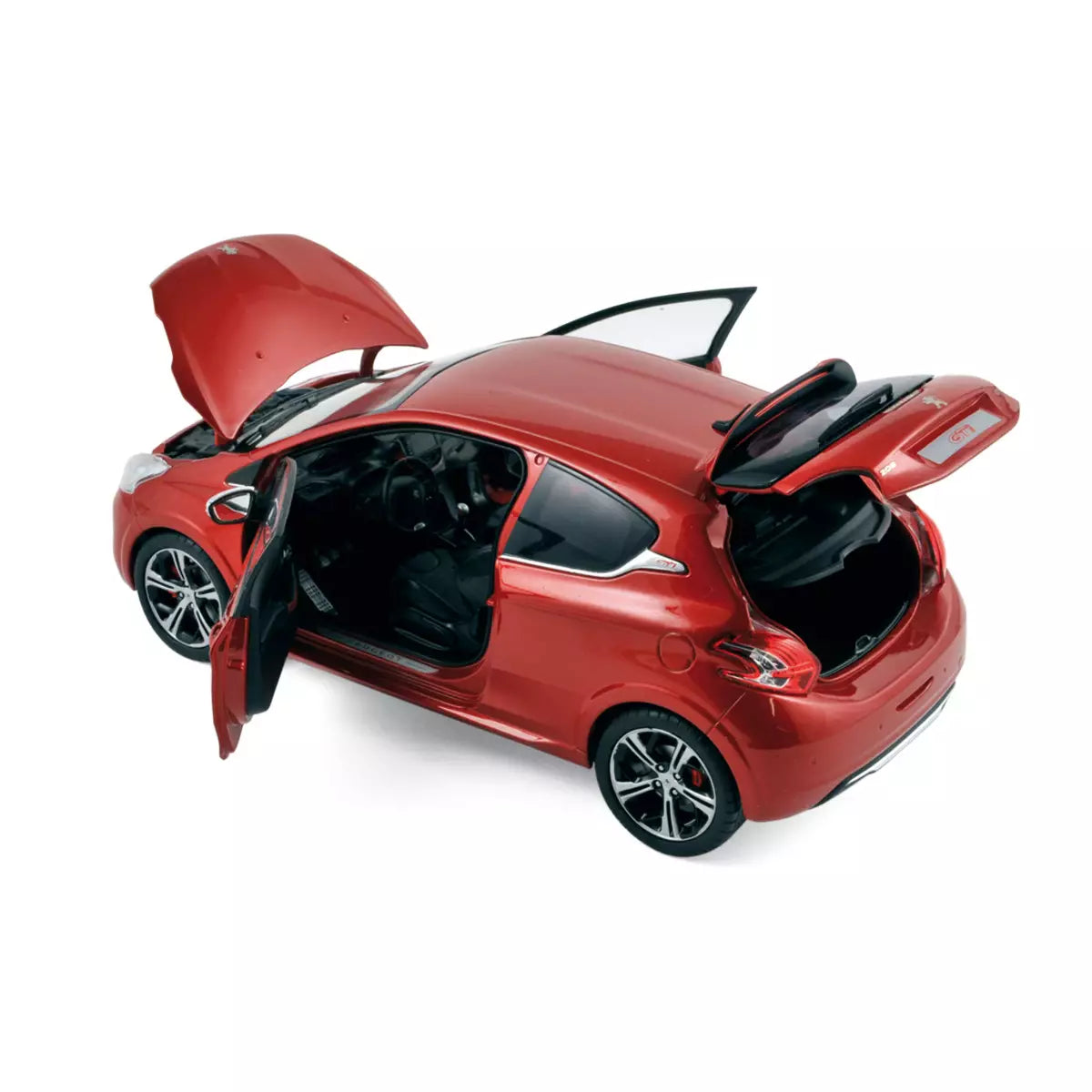 Voiture miniature collection 1/18 Peugeot 208 GTi 2013 Rouge Rubis Norev 184700