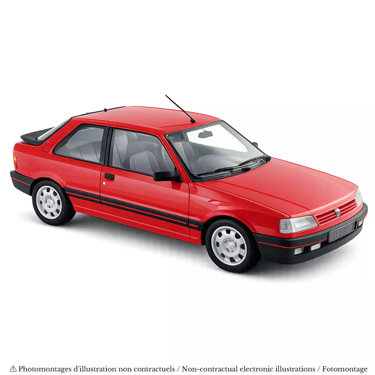 Voiture miniature collection 1/18 Peugeot 309 GTi 1987 Rouge Vallelunga Norev 184880