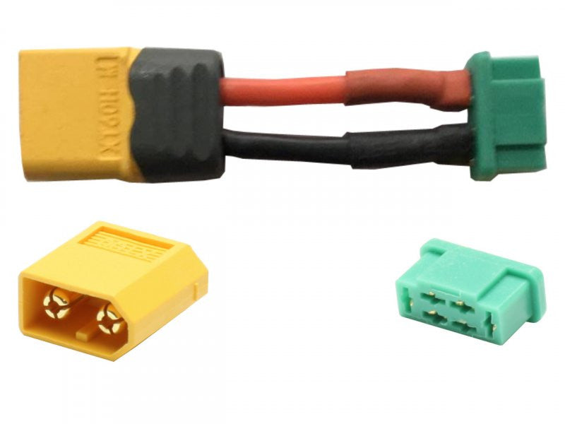 Adaptateur XT60 mâle vers Multiplex - Breizh Modélisme.