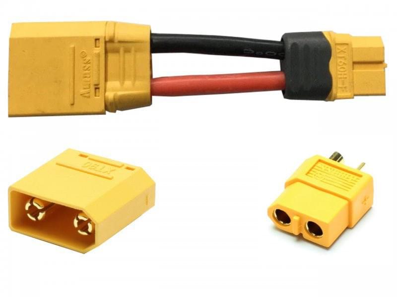 Adaptateur XT90 vers XT60 - X6460 - Breizh Modélisme.