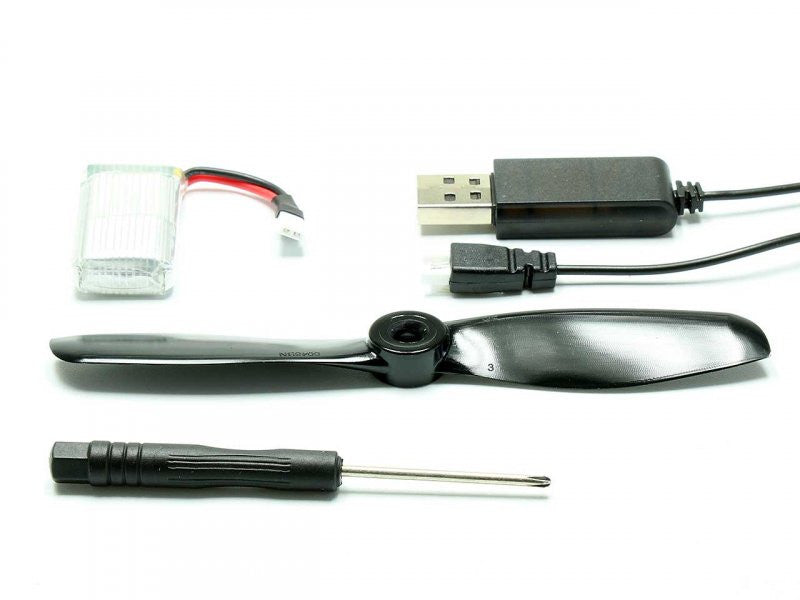 Avion de début Piper Sport Cub RTF 510 mm bleu - 18076 - Breizh Modélisme.