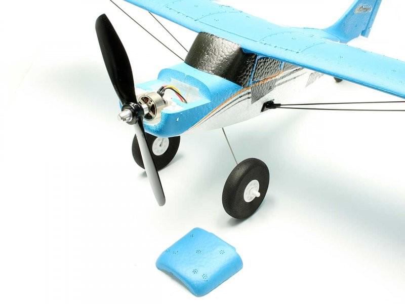 Avion de début Piper Sport Cub RTF 510 mm bleu - 18076 - Breizh Modélisme.