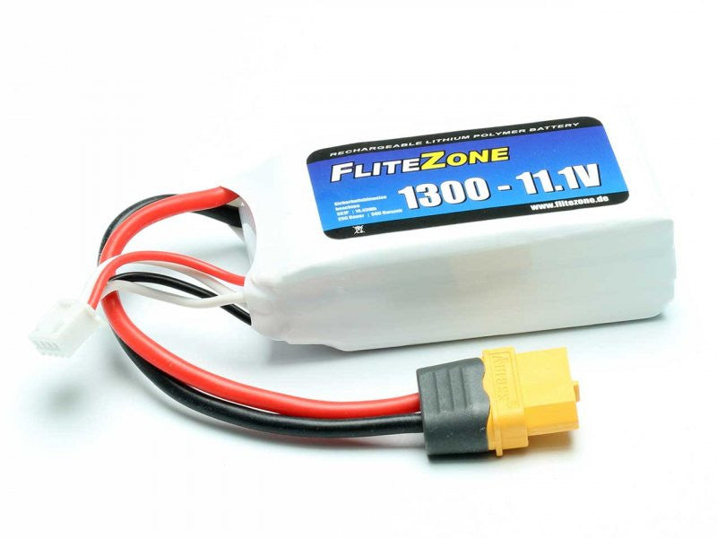 Batterie LiPo 3S LemonRC 1300mah - 11,1V (35C) XT60 - 15466 - Breizh Modélisme.