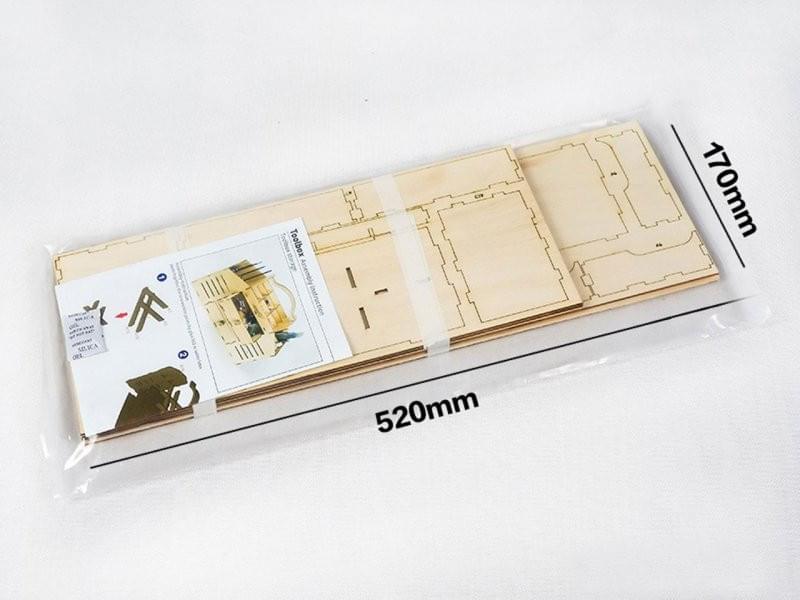 Boîte à outils (découpée au laser) - Breizh Modélisme.