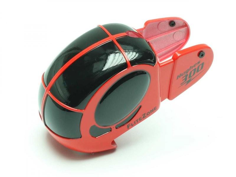 Cabine Hughes 300 (rouge) - Breizh Modélisme.