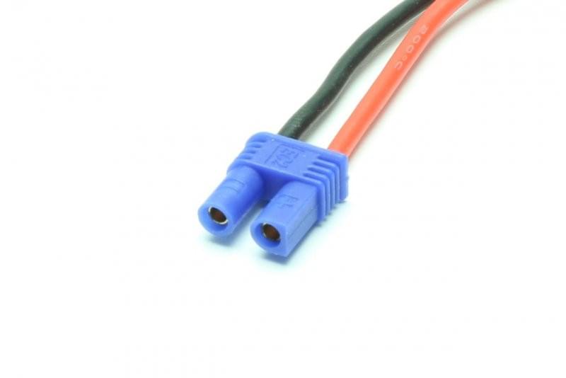 Connecteur femelle EC2 avec câble - Breizh Modélisme.