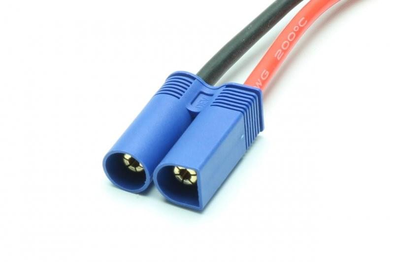 Connecteur mâle EC5 avec câble - Breizh Modélisme.