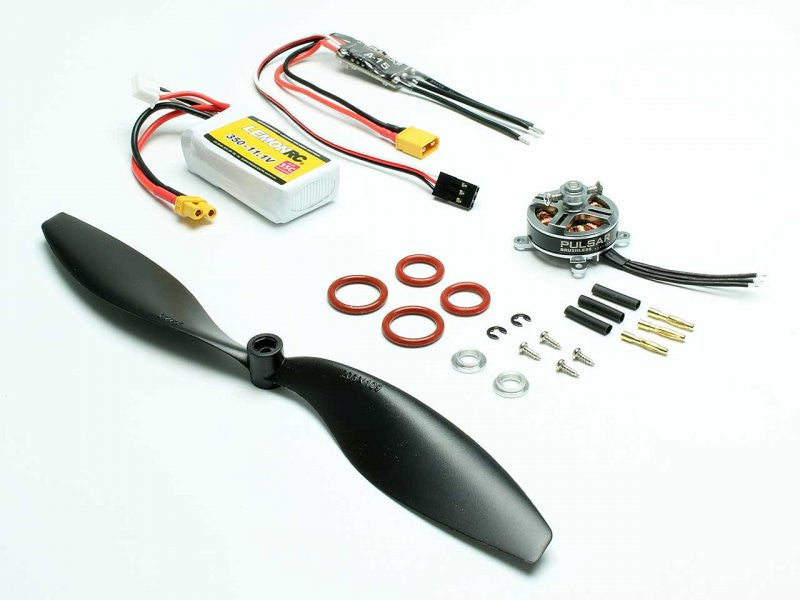 Kit d'alimentation PULSAR Shocky Pro 2204 1400kv - 16340 - Breizh Modélisme.