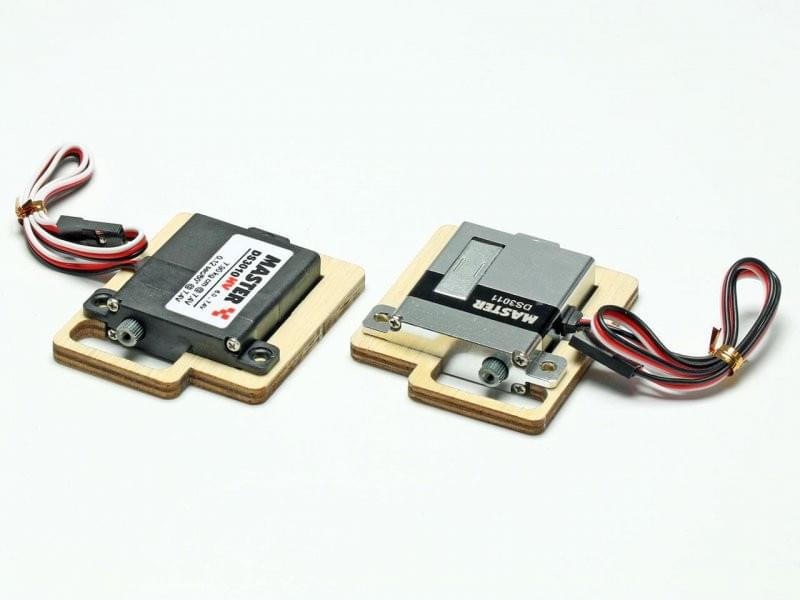Support encadrement servo 30 x 36mm (2pcs) - C8782 - Breizh Modélisme.