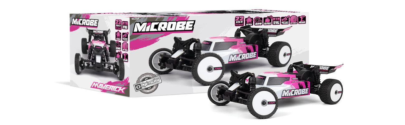 Buggy 1/24 Maverick Microbe – Voiture RC Tout-Terrain MV150851