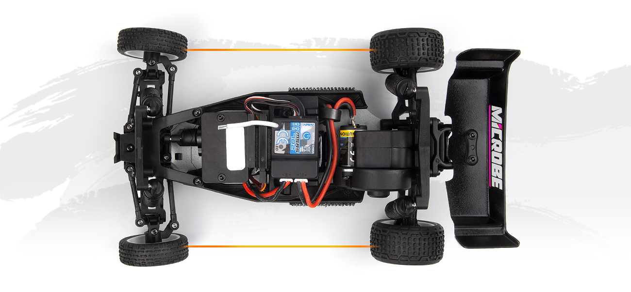 Buggy 1/24 Maverick Microbe – Voiture RC Tout-Terrain MV150851