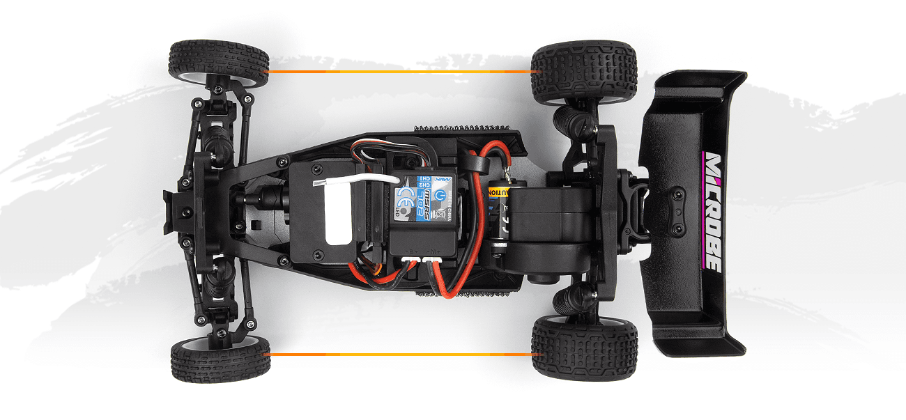 Buggy 1/24 Maverick Microbe – Voiture RC Tout-Terrain MV150851