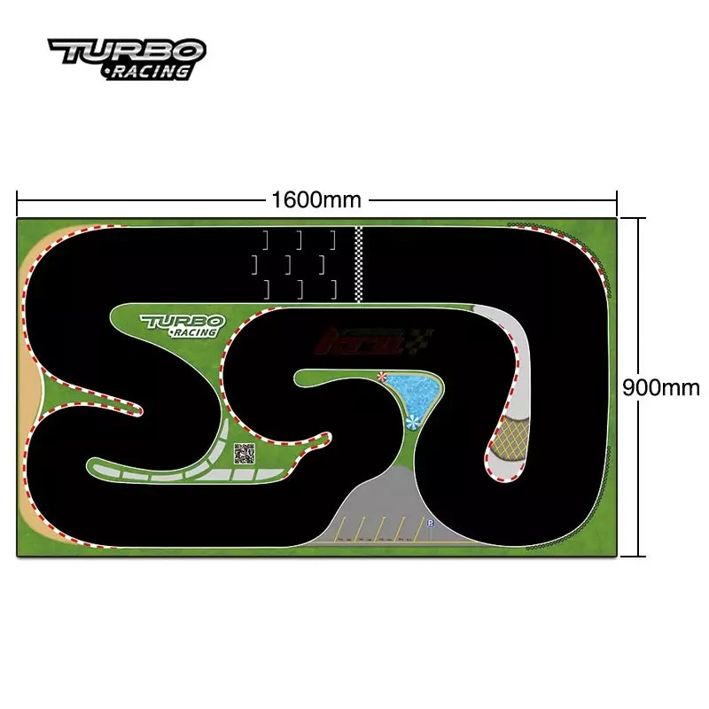Piste XXL pour Turbo Racing Micro Rally (90x160 cm) - TB-760102