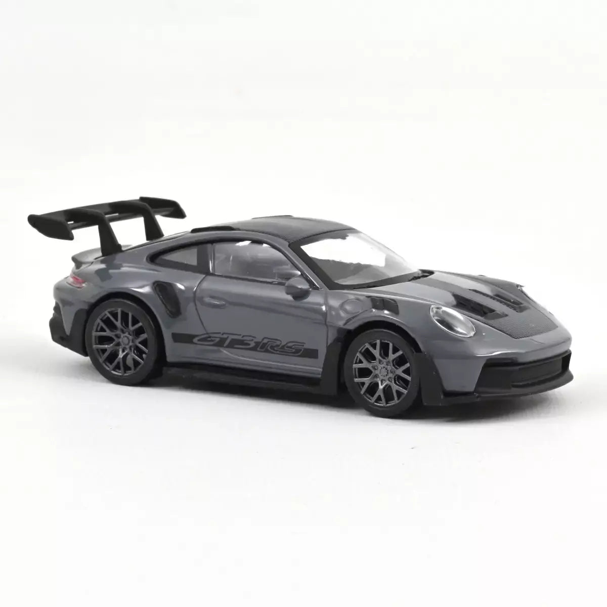 Voiture miniature 1/43 Porsche 911 GT3 RS 2022 Grey Pack Weissach Jet-car Norev - Breizh Modélisme.