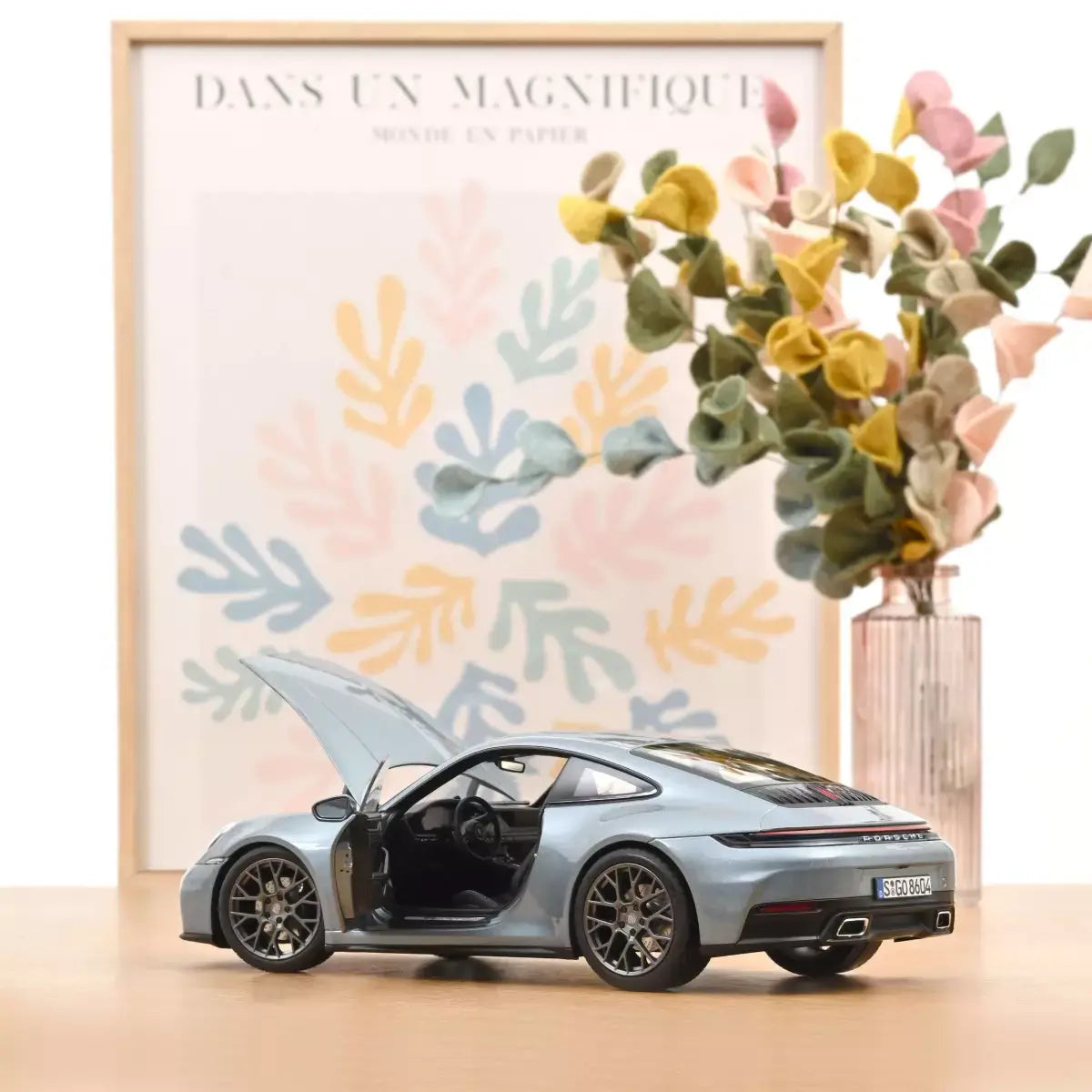 Voiture miniature collection 1/18 Porsche 911 Carrera 2025 964 polarsilvermetallic Norev 187170