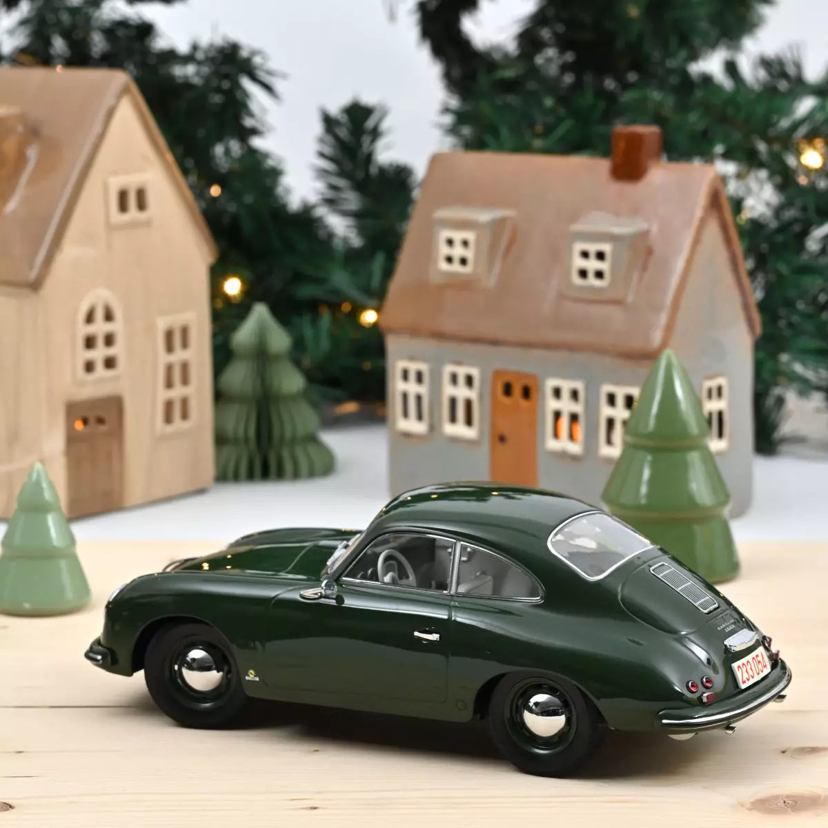 Voiture miniature collection 1/18 Porsche 356 Coupé 1954 Vert Norev 187453