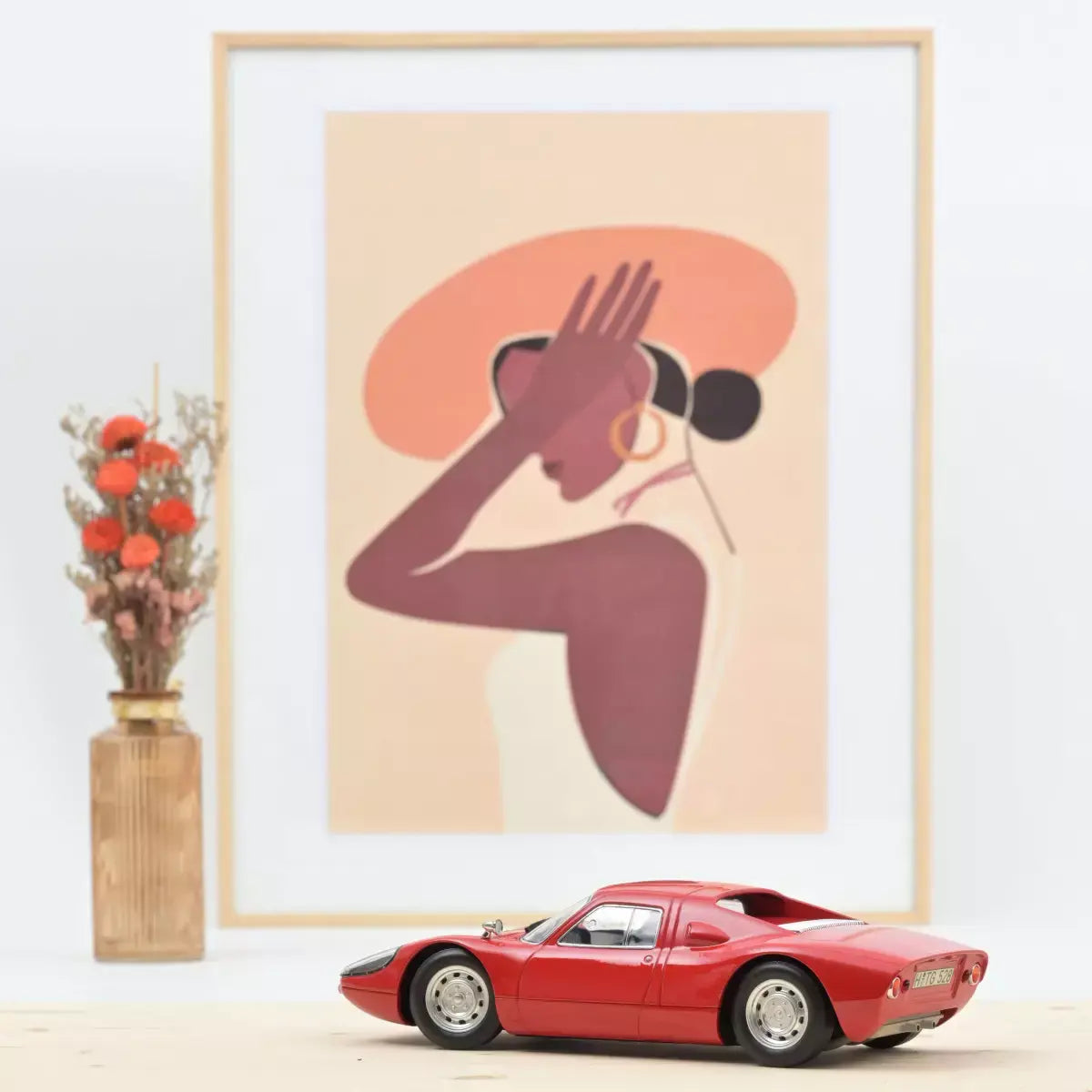 Voiture miniature collection 1/18 Porsche 904 GTS 1964 Rouge Norev 187443