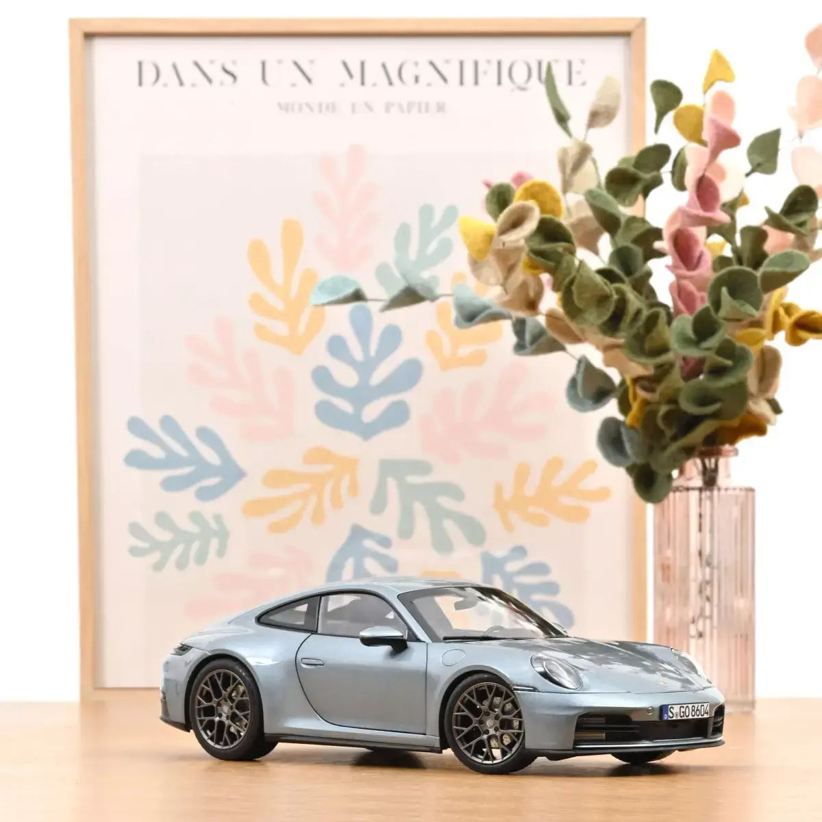 Voiture miniature collection 1/18 Porsche 911 Carrera 2025 964 polarsilvermetallic Norev 187170