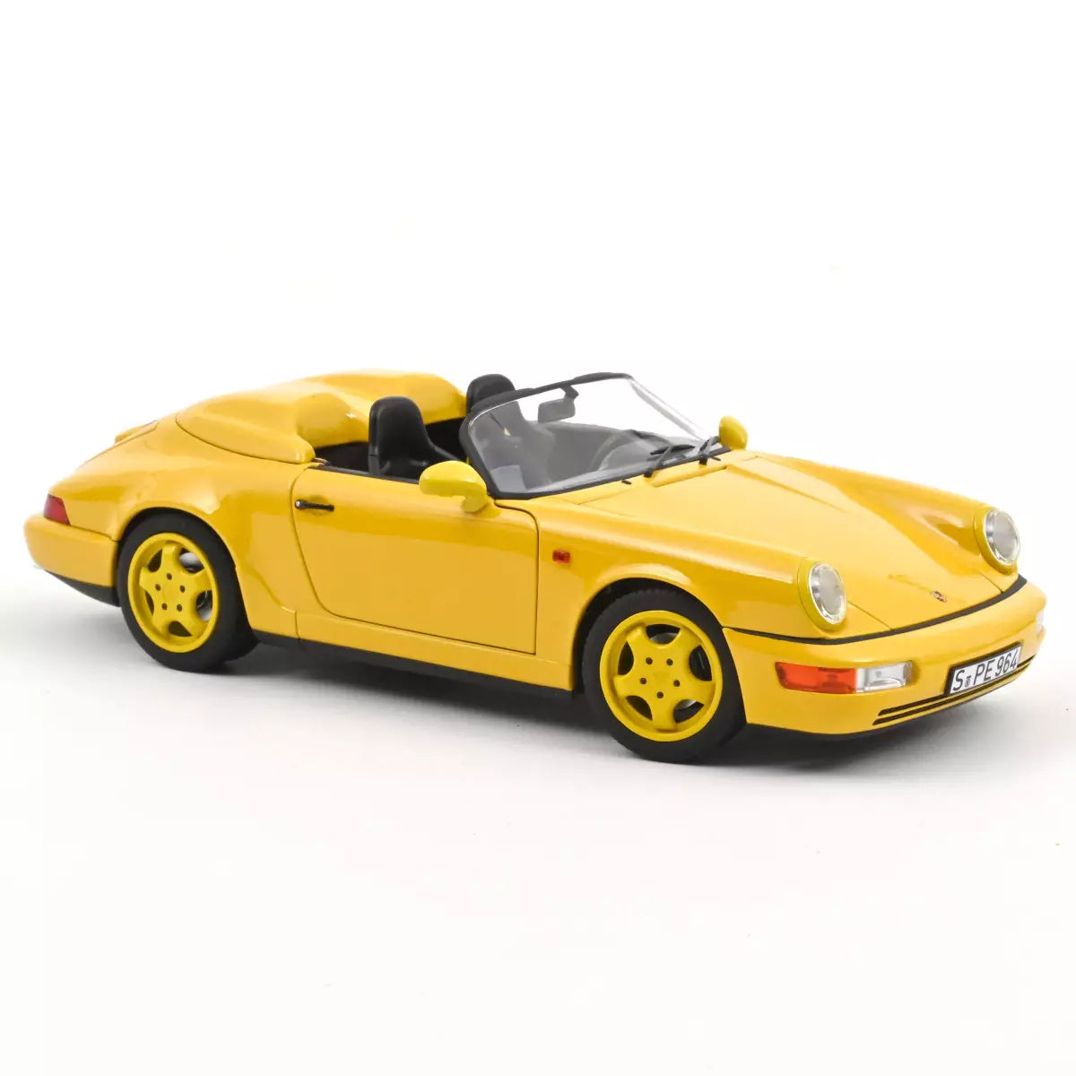 Voiture miniature collection 1/18 Porsche 911 Speedster Jaune Speed 1993 Norev 187130