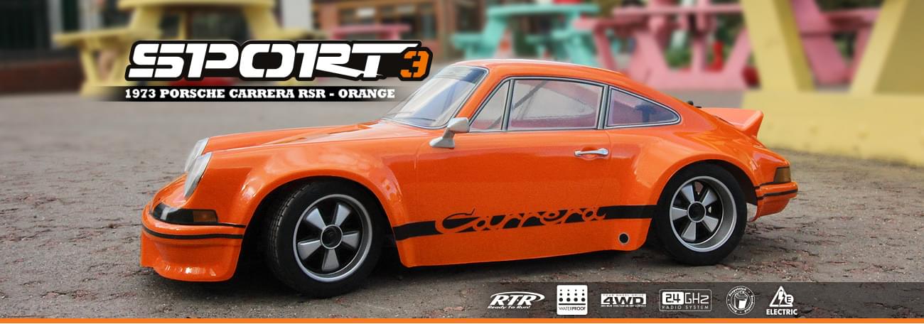 HPI Racing Sport 3 1973 Porsche Carrera RSR - Orange 161209