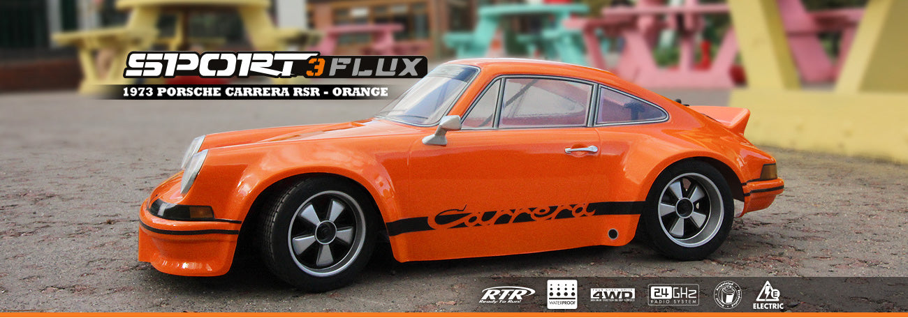 HPI Sport 3 Porsche 1973 Carrera RSR Brushless 3S - Orange 161210