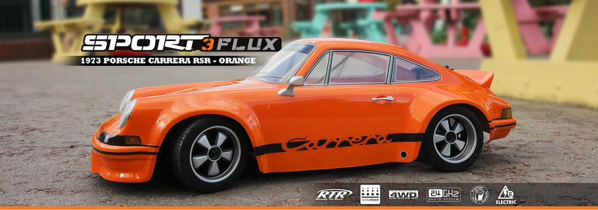 HPI Sport 3 Porsche 1973 Carrera RSR Brushless 3S - Orange 161210