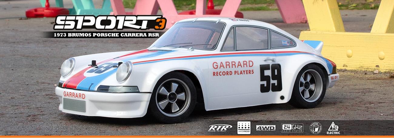 HPI Racing Sport 3 1973 Brumos Porsche Carrera RSR 160787
