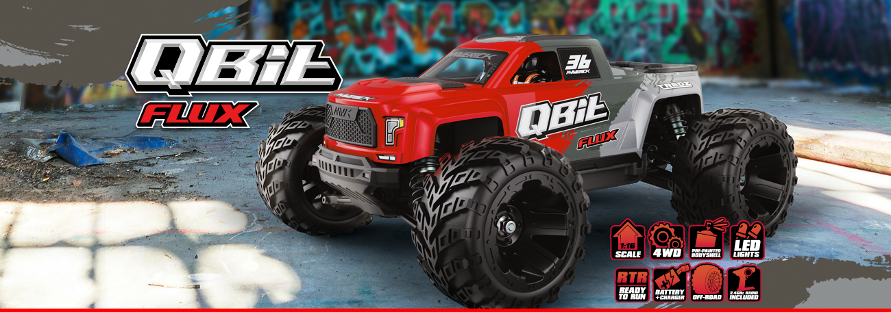 Maverick 151005 QBIT Monster truck 1/16 version brushless 60km/h