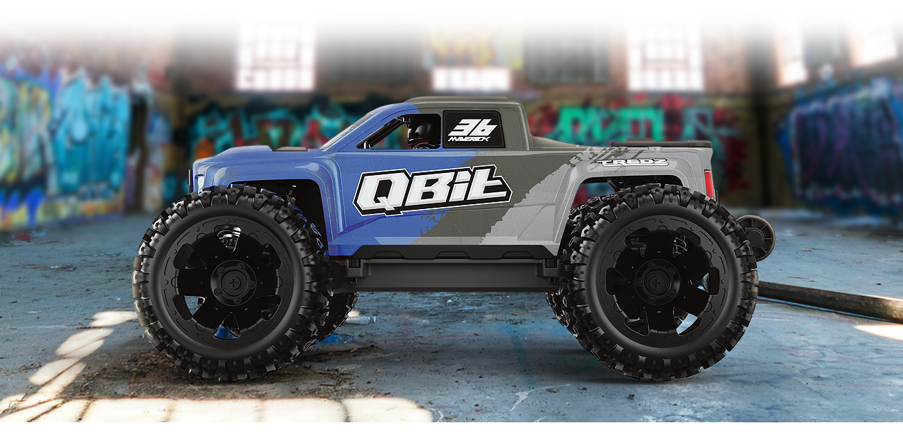 Maverick QBIT Monster truck 1/16 version charbon 151000