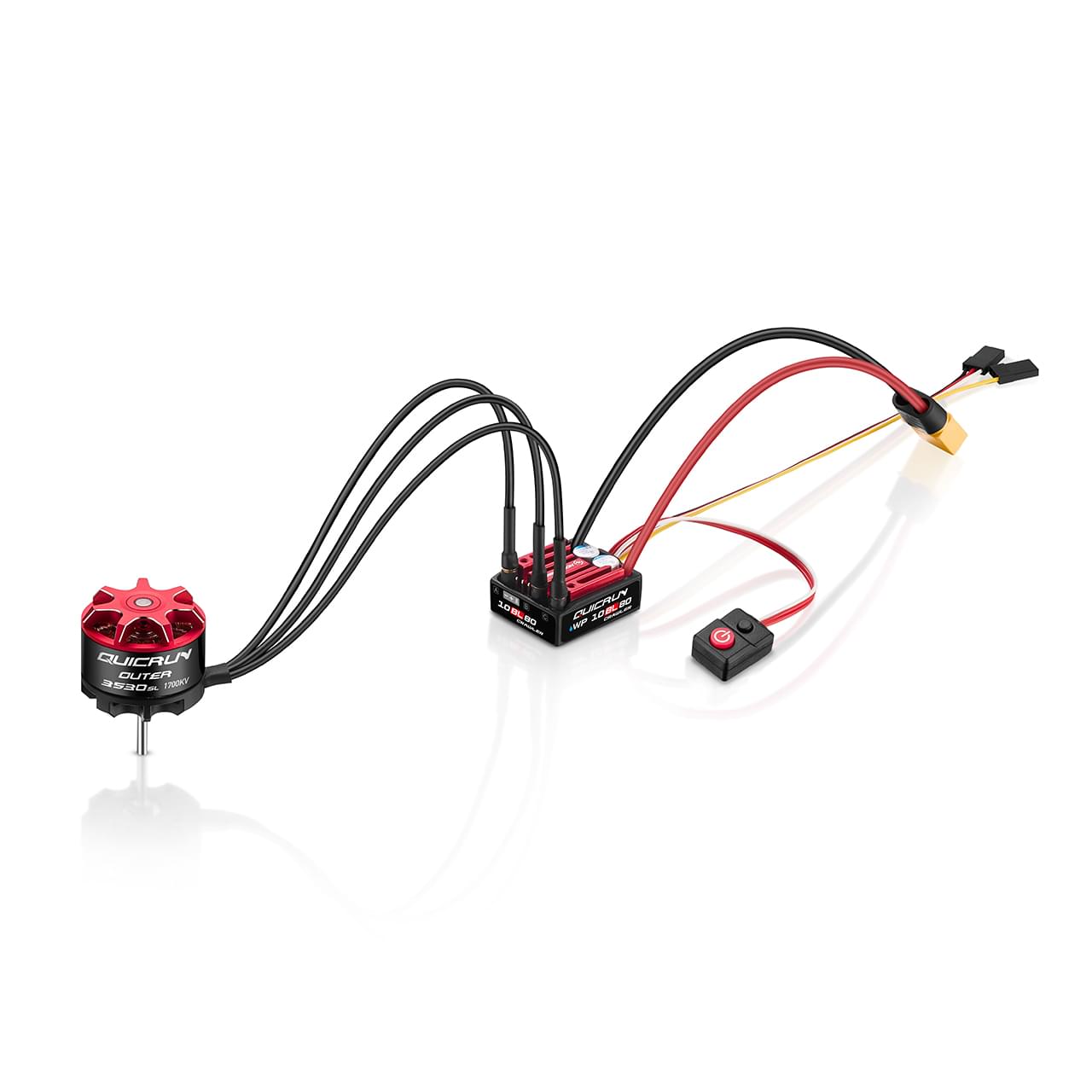 Contrôleur brushless Hobbywing QuicRun WP10BL80-G2 80A BEC 5A - HW30108002