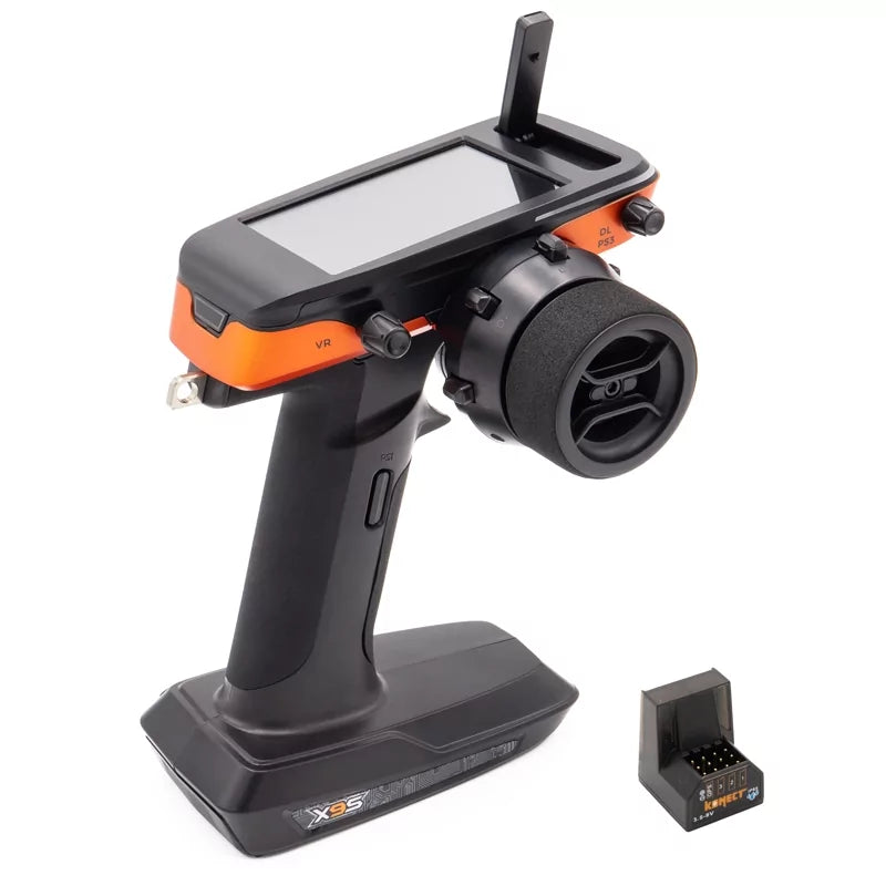 Radio Konect X9S avec récepteur 9 voies + mini récepteur 4 voies étanche RG4CHWP - KN-X9S-4CH