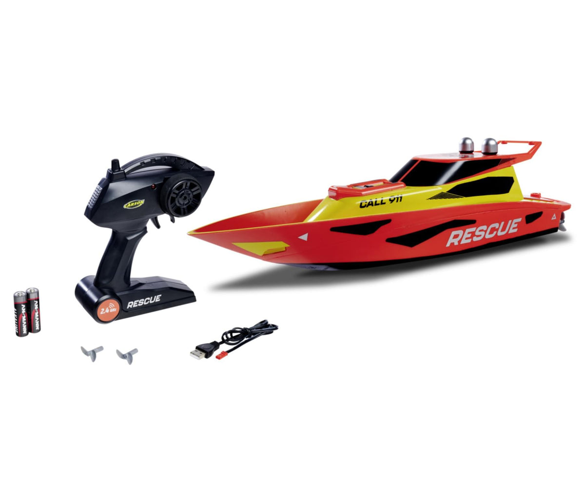 Bateau Télécommandé de sauvetage radiocommandé 2,4 GHz 100% (RTR)