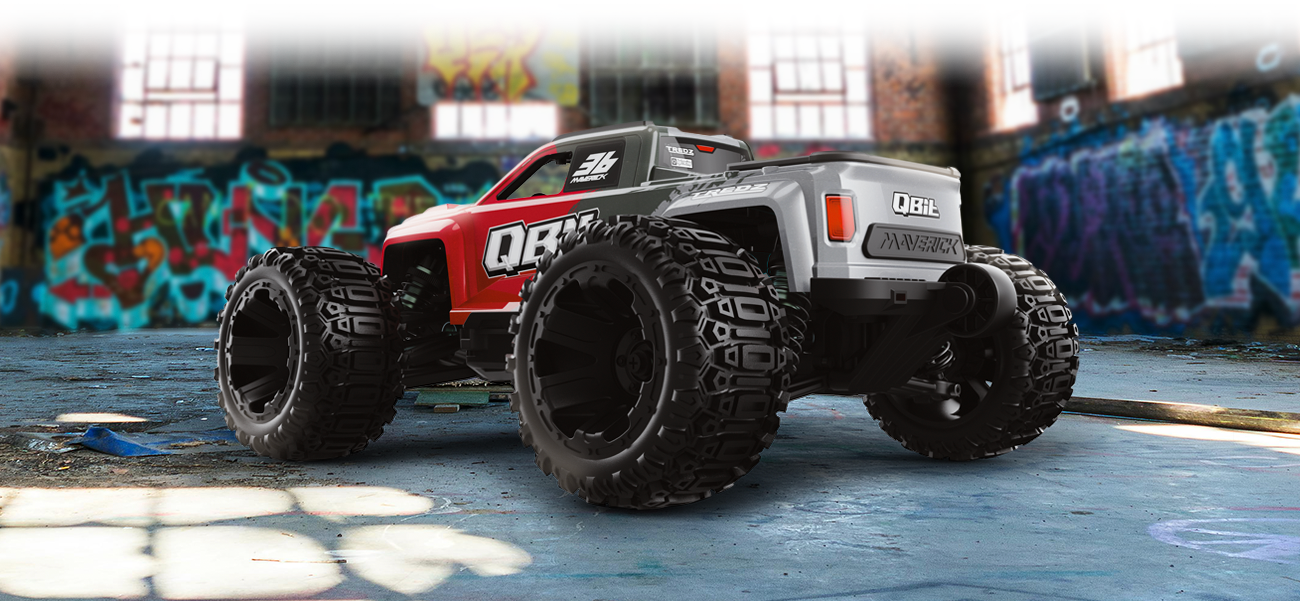 Maverick QBIT Monster truck 1/16 version charbon 151003