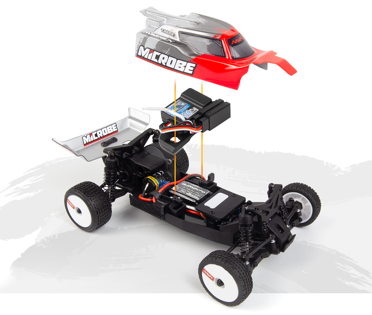 Buggy 1/24 Maverick Microbe – Voiture RC Tout-Terrain MV150801
