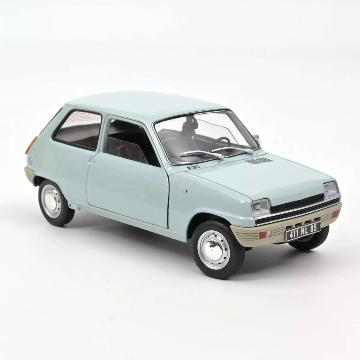 Voiture miniature collection 1/18 Renault 5 1972 Bleu clair Norev 185380