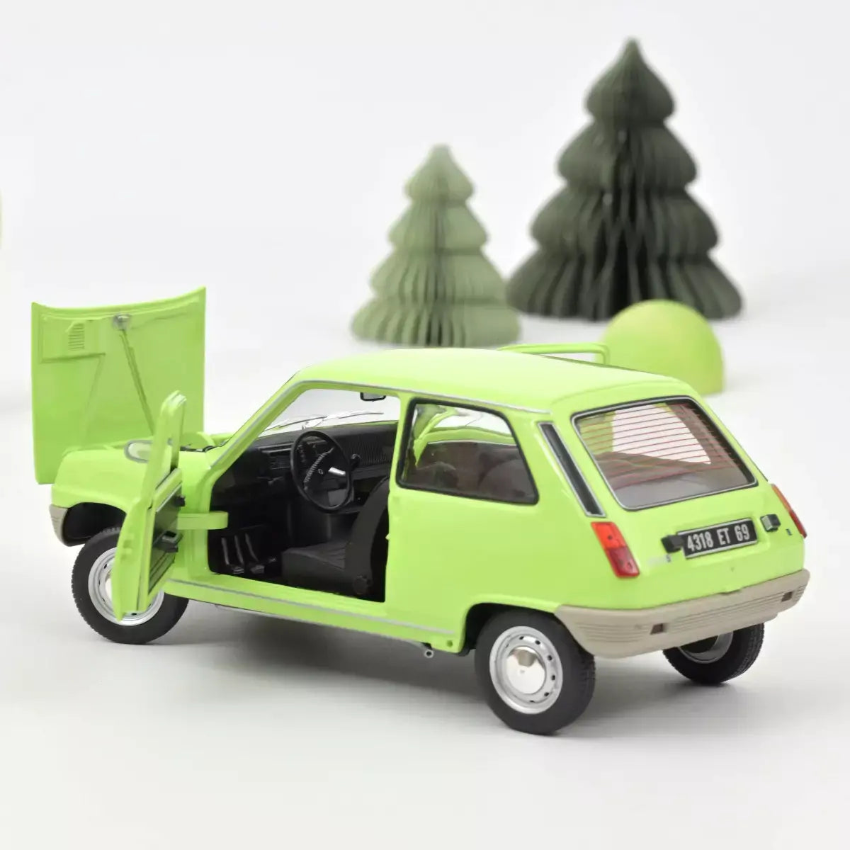 Voiture miniature collection 1/18 Renault 5 1972 Vert clair Norev 185155