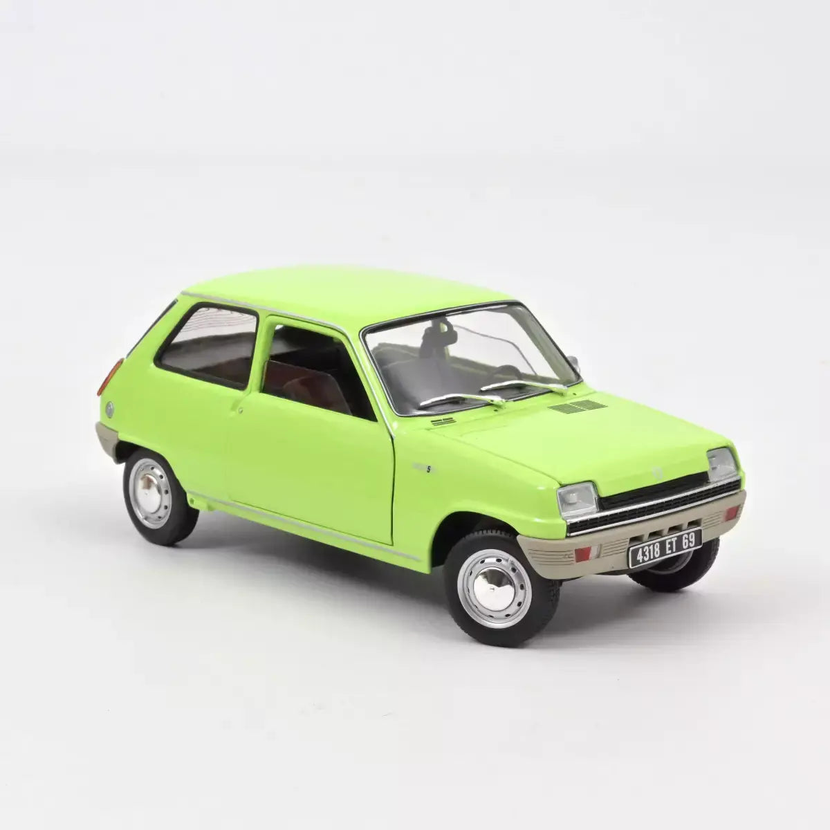 Voiture miniature collection 1/18 Renault 5 1972 Vert clair Norev 185155