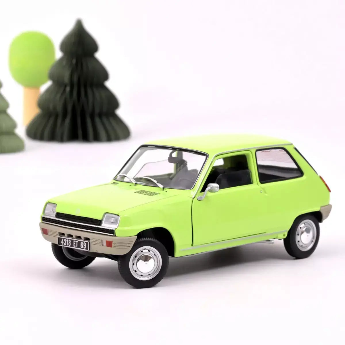 Voiture miniature collection 1/18 Renault 5 1972 Vert clair Norev 185155