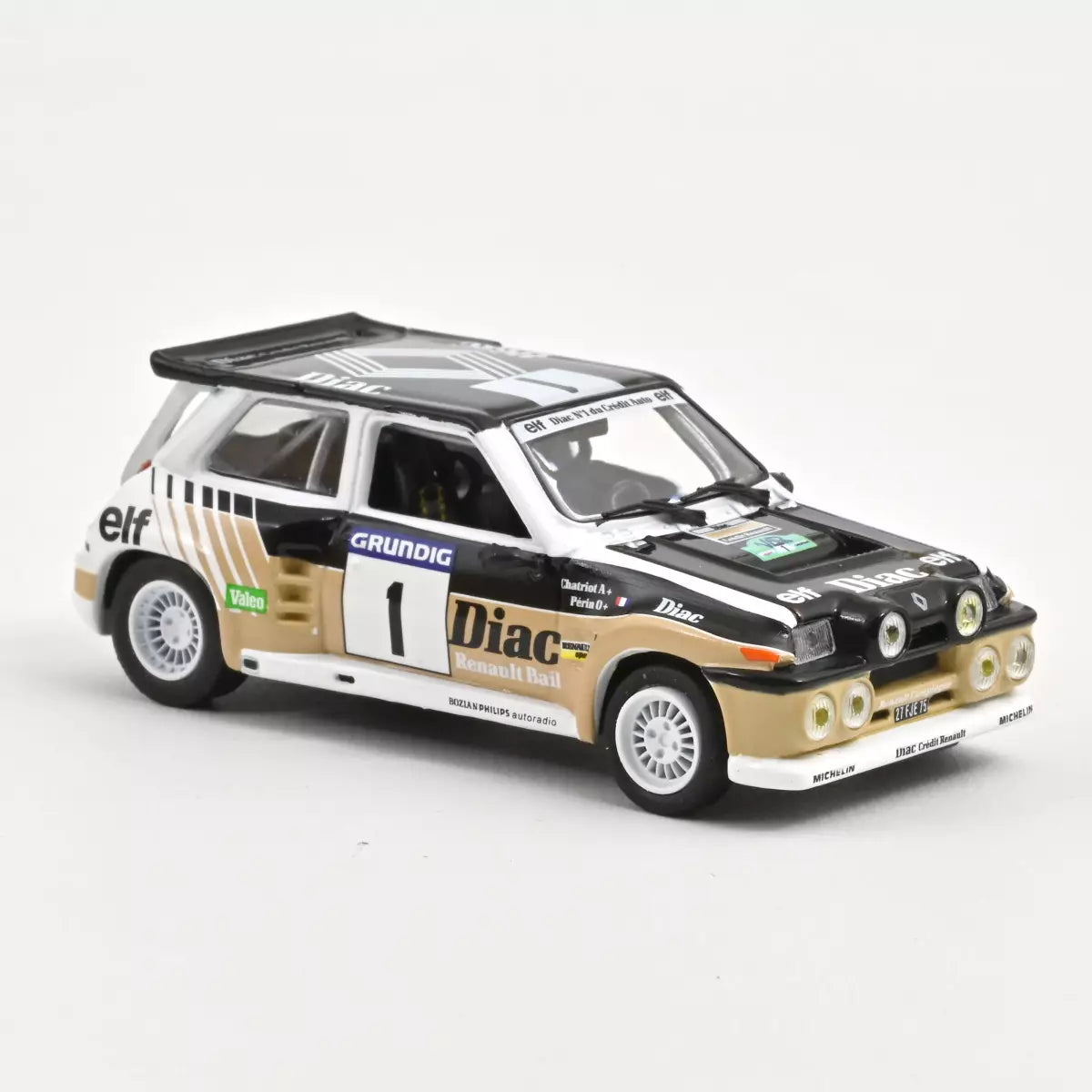 Voiture miniature collection 1/43 Renault Maxi 5 Turbo 1986 Rally Var Norev 510621