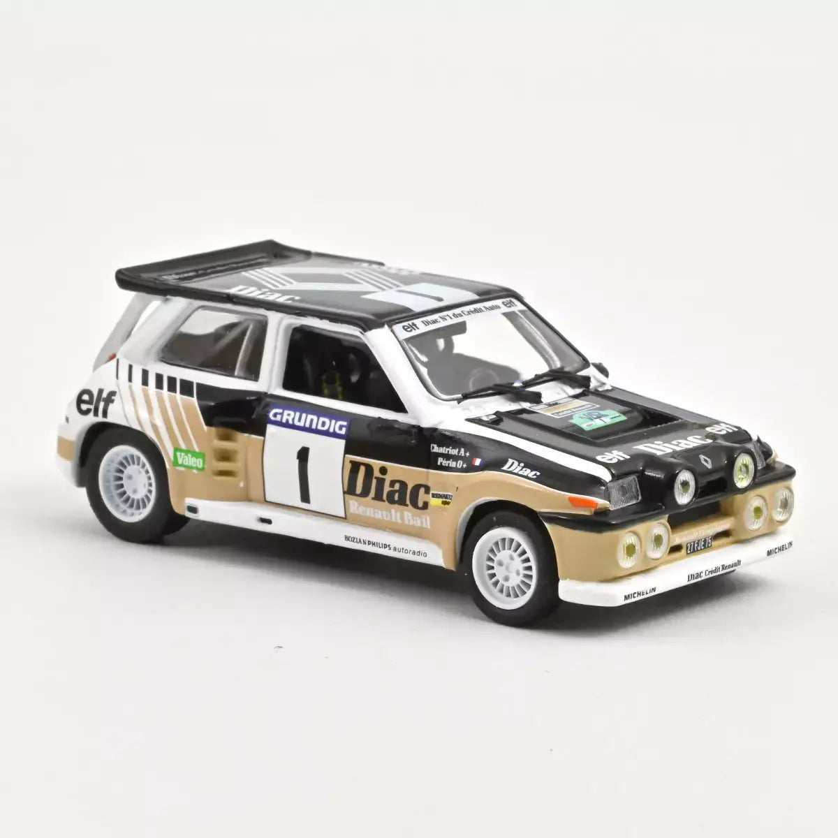 Voiture miniature collection 1/43 Renault Maxi 5 Turbo 1986 Rally Var Norev 510621