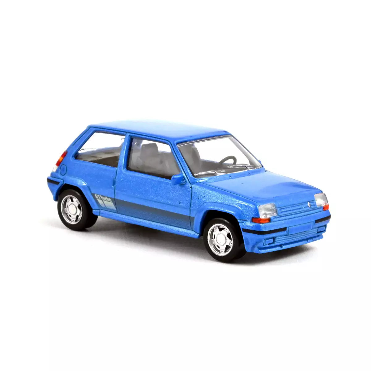 Voiture miniature 1/43 Renault SuperCinq GT Turbo Ph II 1988 Bleu Métallisé Jet-car Norev
