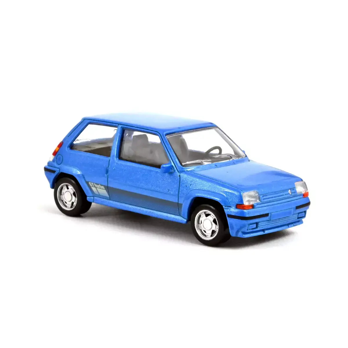 Voiture miniature 1/43 Renault SuperCinq GT Turbo Ph II 1988 Bleu Métallisé Jet-car Norev