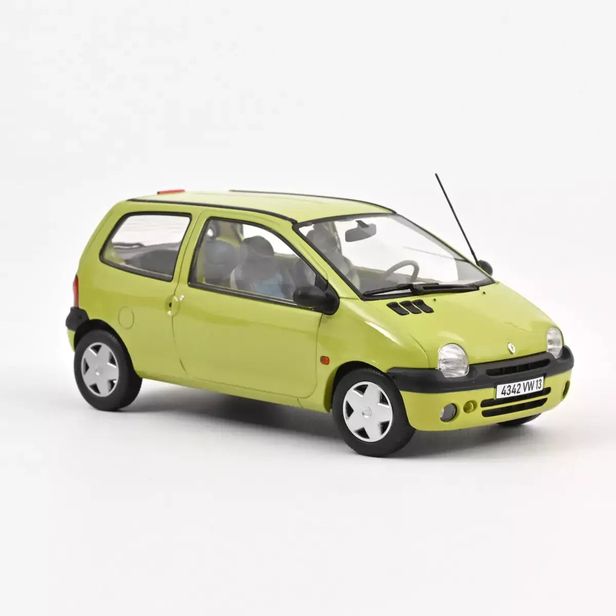Voiture miniature collection 1/18 Renault Twingo 1998 Jaune Anis Norev 185299
