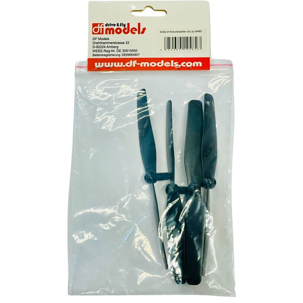 Set hélice (x4) pour 9480 - DF Models 9482