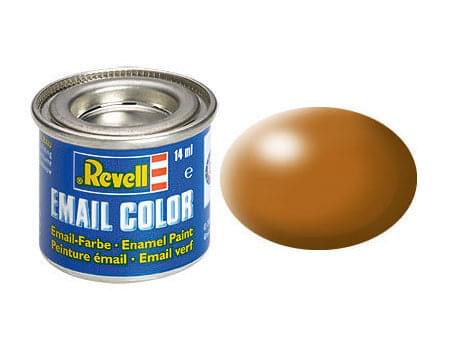 Peinture Brun Ocre satiné - Revell 32382 - RAL 8001 (N°382) - Breizh Modélisme.